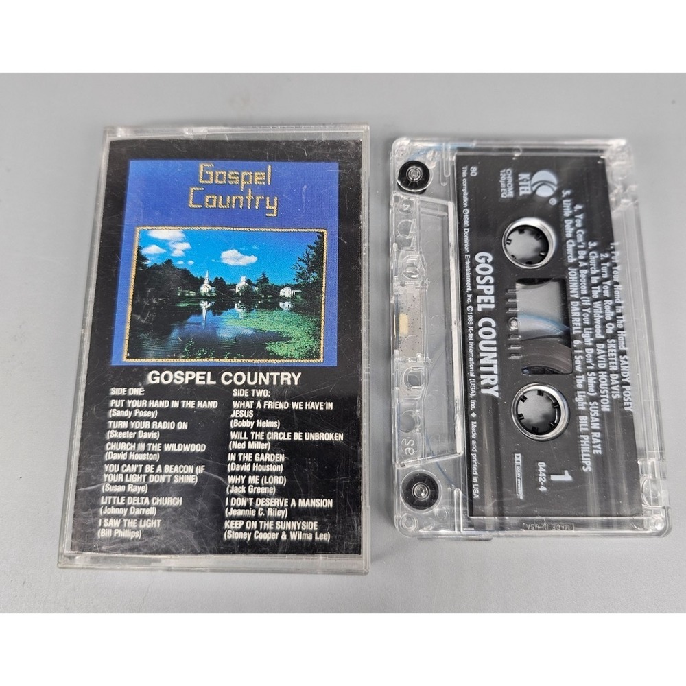 Gospel Country Cassette Tape , Put Your Hand in The Hand, Turn Your Radio On